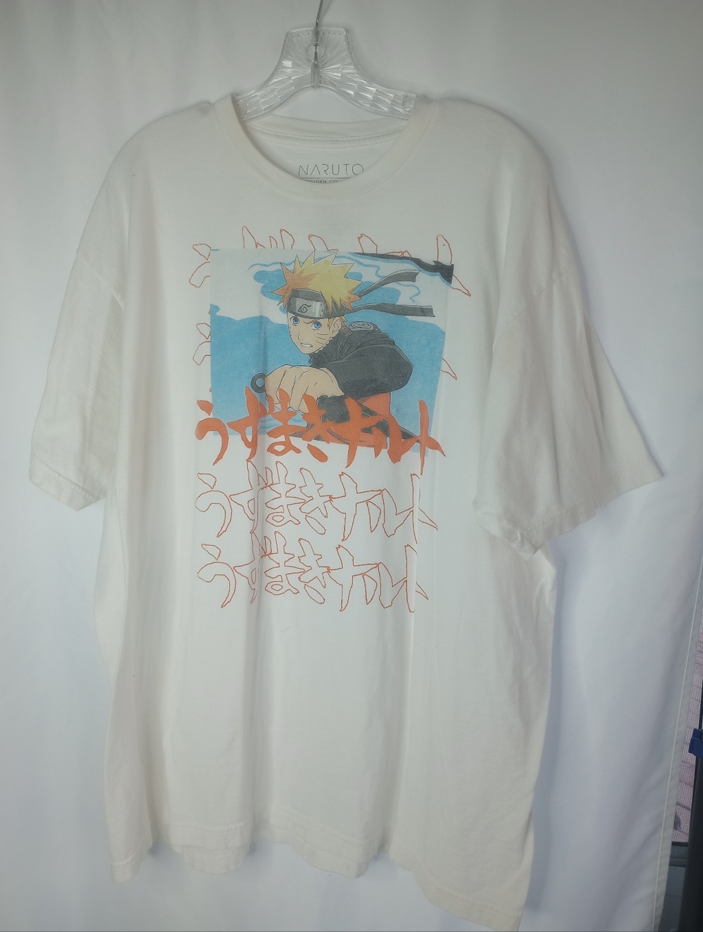 *Naruto White Shirt Size 2XL